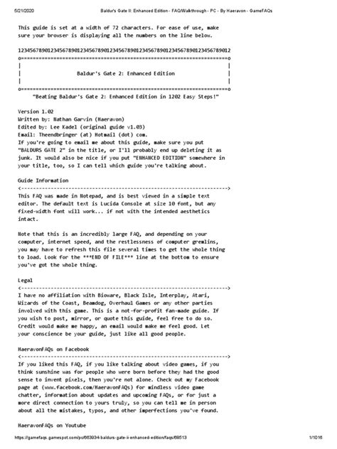 Bgee Walkthrough Haeravon