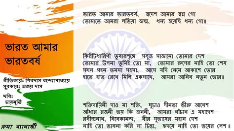 bharat amar bharat barsha lyrics in bengali