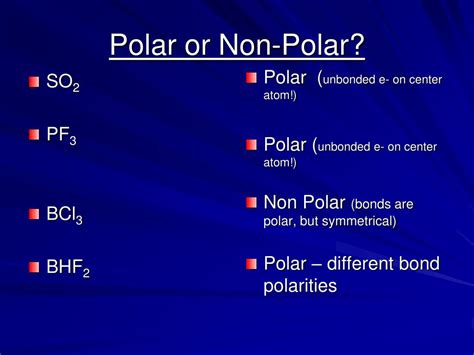 bhf2 polar or nonpolar