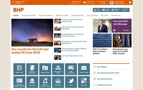 bhp portal home page