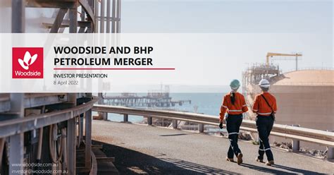 bhp woodside merger share price