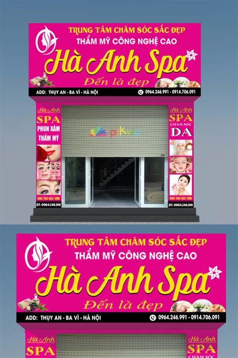 biển quảng cáo spa