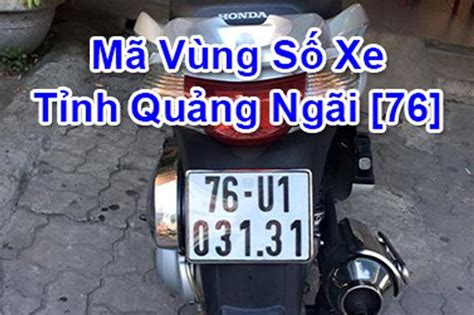 biển số 76 ở đâu