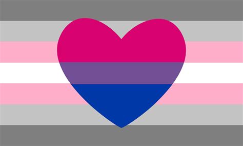 bi and demi girl flag