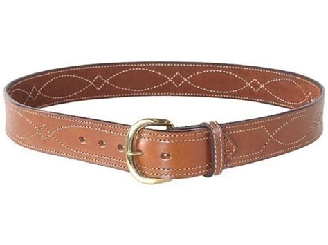 bianchi b9 fancy stitched leather belt