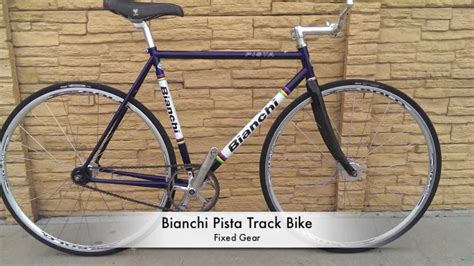 bianchi track bike frame