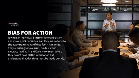 bias for action examples in the workplace