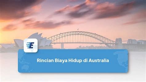 biaya hidup di australia per bulan