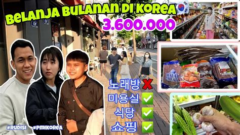 biaya hidup sebulan di korea