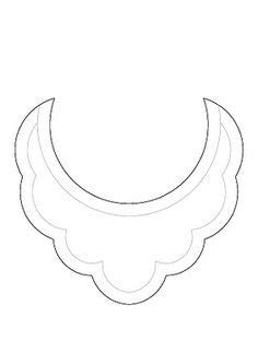 Bib Necklace Template Printable