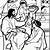 bible coloring pages mary and martha