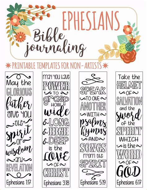 Bible Journaling Templates
