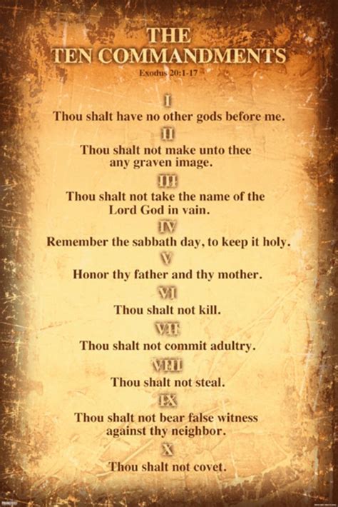 Bible And Ten Commandments