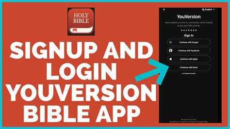bible app youversion login