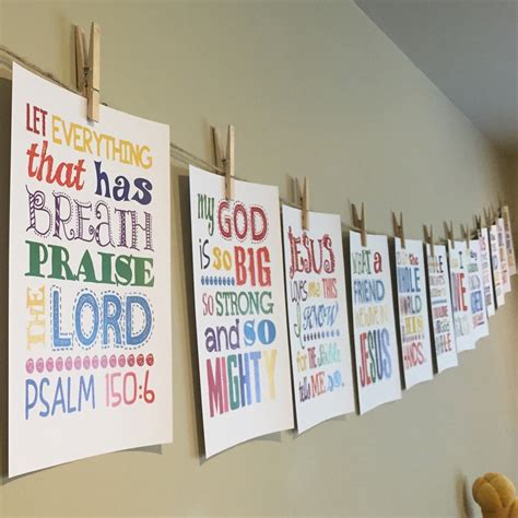 Bible Class Decorations Printable