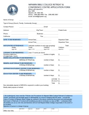 bible college application form template