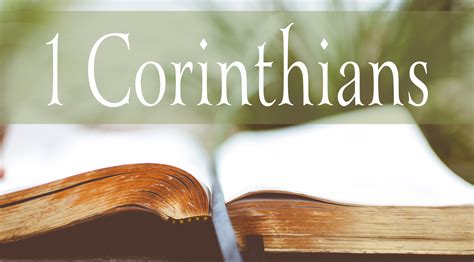 bible commentary 1 corinthians