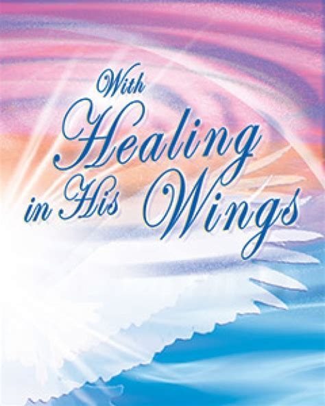 bible healing in his wings
