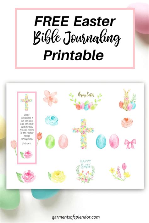 Bible Journaling Easter Printables