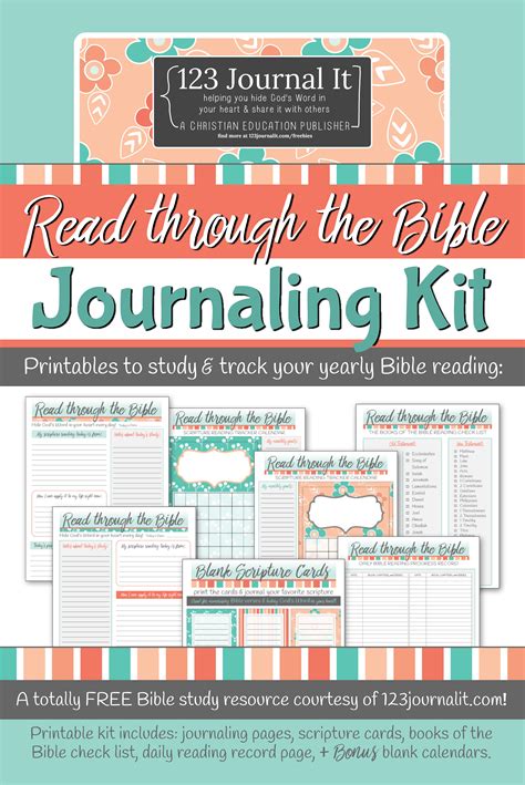 Bible Journaling Study Printable Free