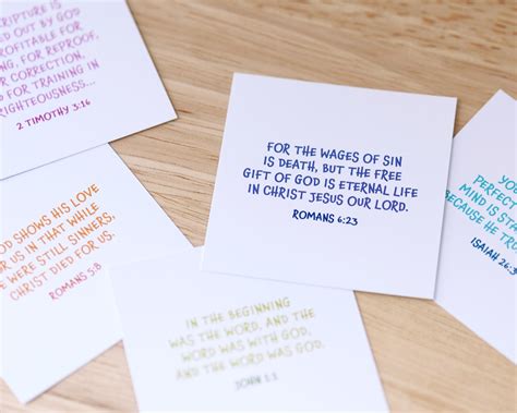 bible memory verse cards