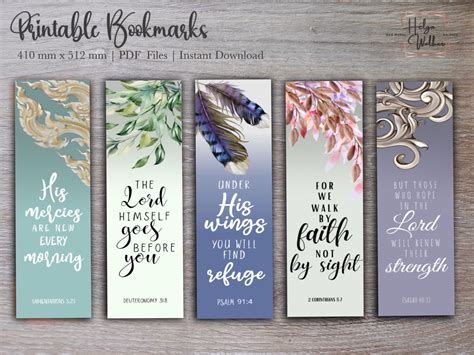 Bible Printable Book Marks