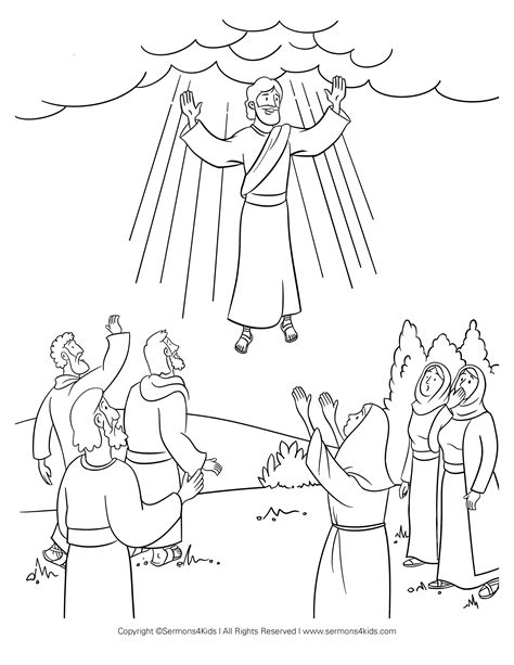 Bible Printables Ascension Of Jesus