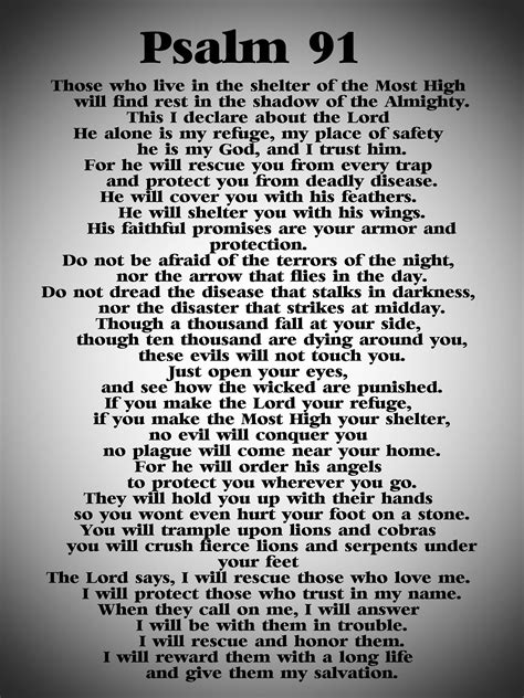 bible psalm 91 in english