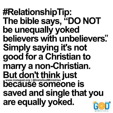 bible says equally yoked