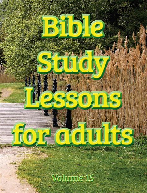 bible study lessons for adults