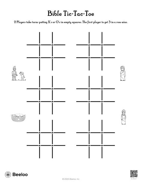 Bible Tic Tac Toe Printable