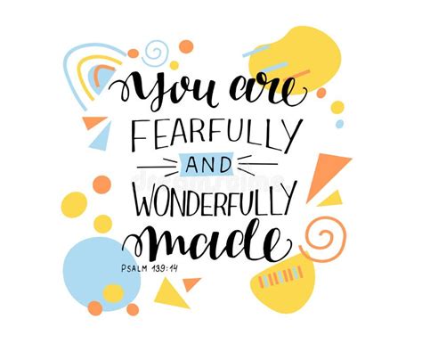 bible verse about us being fearfully and wonderfully made