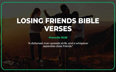bible verse for lost friend