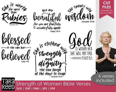 bible verse for women svg