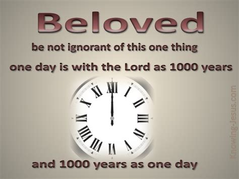 bible verse one day with god is 1000 years