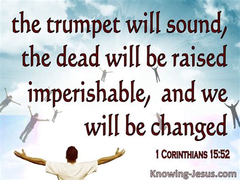 bible verse the trumpet will sound