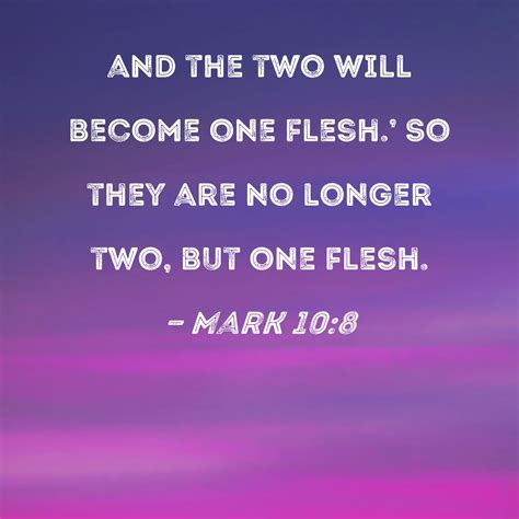 bible verse the two will be one flesh
