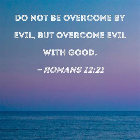 bible verses about defeating evil