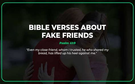 bible verses about fake friends
