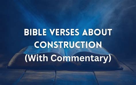 Bible Verses For Construction Workers