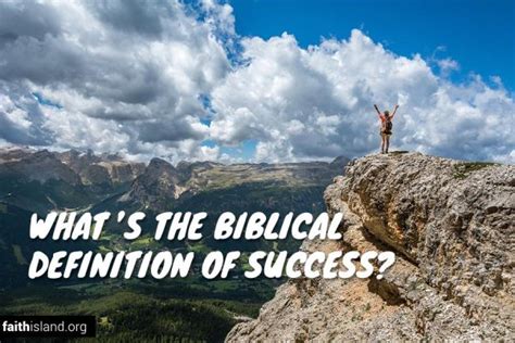 biblical definition of success