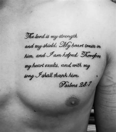 Biblical Quotes Tattoos