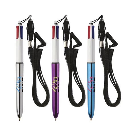 Stylo Bic 4 couleurs personnalisé Ice