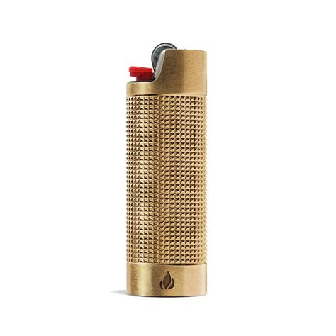 Bic Lighter Case Brass