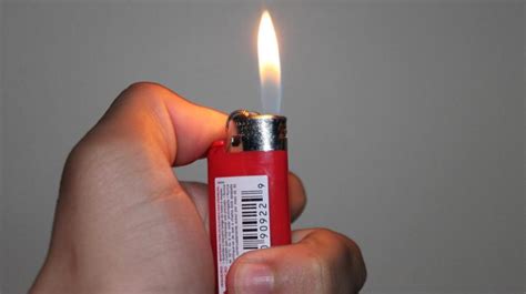 bic lighter temp