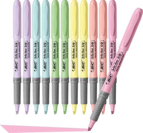 Bic Pastel Highlighters 12 Pack