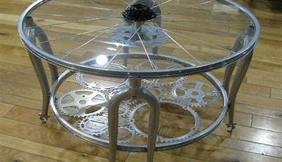 Bicycle Rim Ideas Coffee Tables