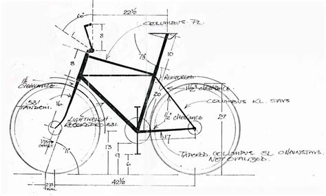 Bicycle Design Drawing