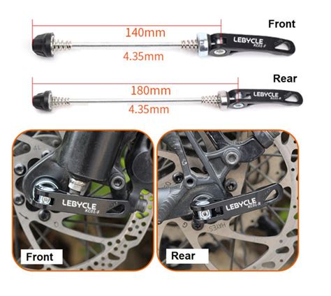Bicycle Quick Release Skewer Sizes