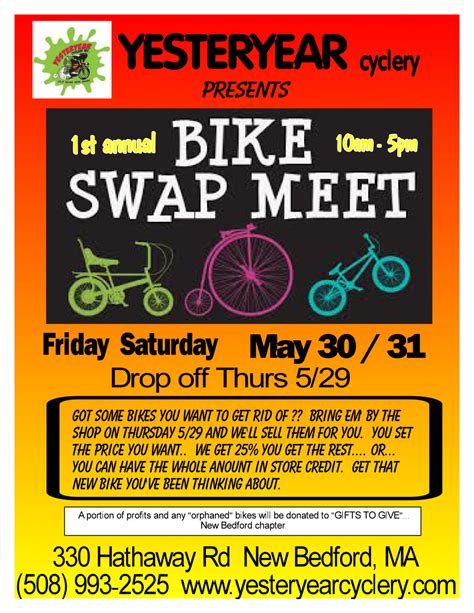 bicycle swap meet near me location